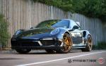 Porsche 911 Turbo S on Vossen Wheels (HC-1) 2017 года